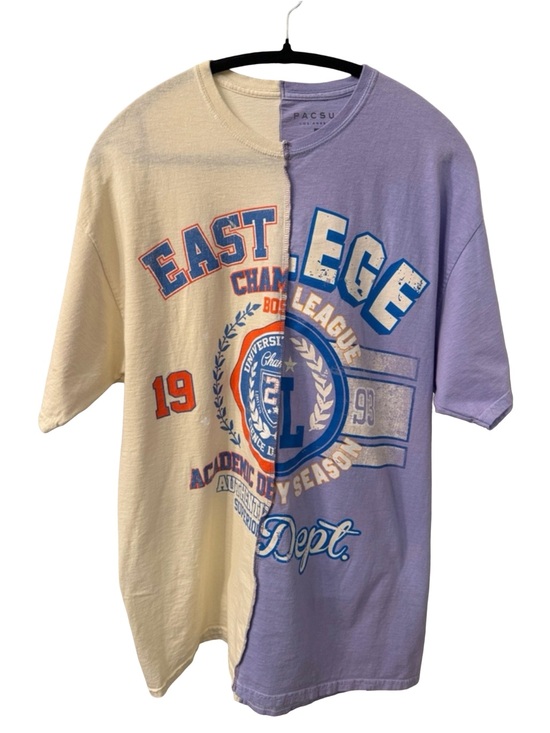 PacSun Other - Pacsun Split Graphic T Shirt Large Colorblock East League Academy Y2K Streetwear
